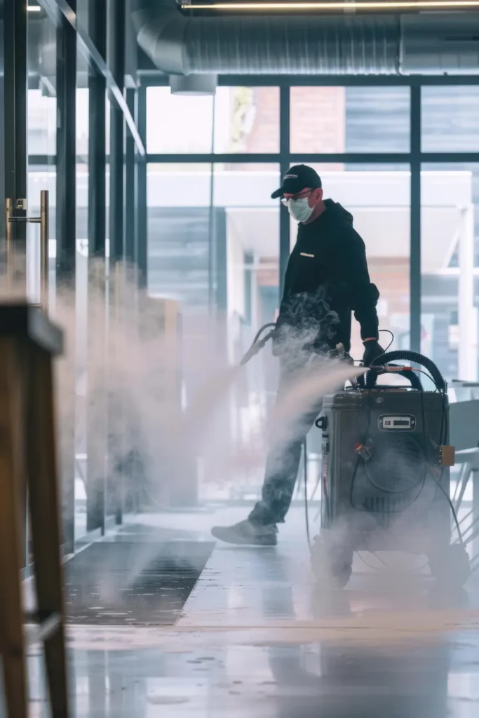 Construction debris being removed from site